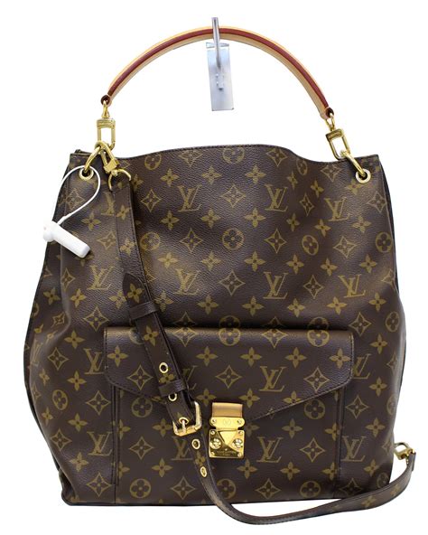 louis vuitton monogram canvas metis hobo bag|louis vuitton metis black.